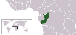 Country Map for Congo (Brazzaville)